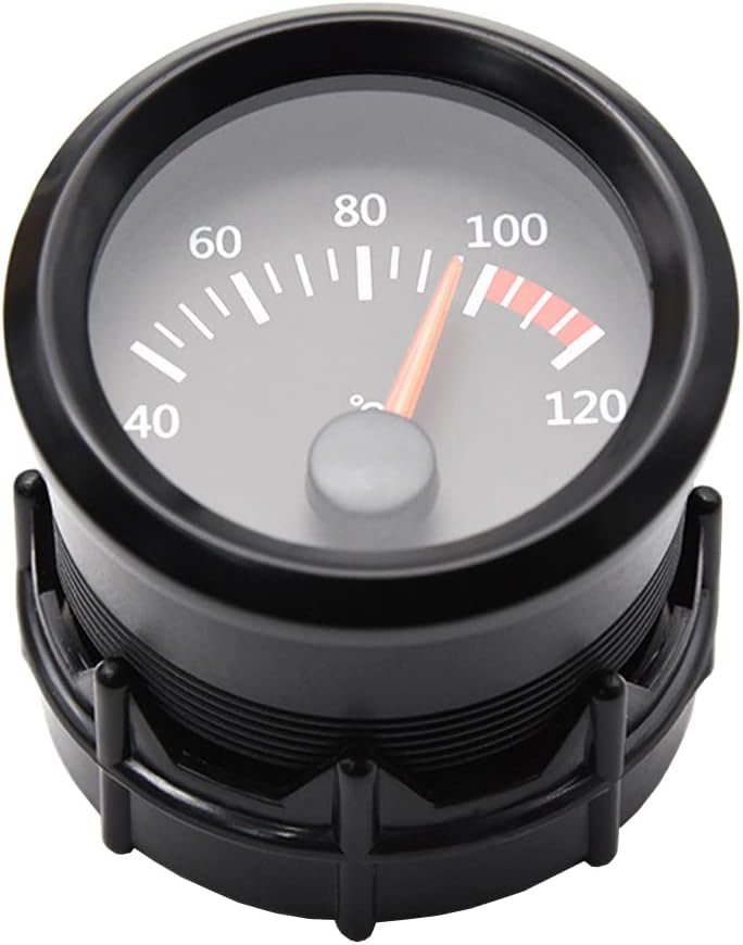 E Support Universal Car 52mm Pointer Water Temp Temperautre Gauge Meter Kit Celsius White LED Light Pointer Indicator Dail Display Electronic - Image 4